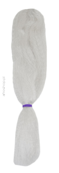 Włosy syntetyczne do warkoczyków - 100% Kanekalon - perłowy biały blond nr. 60 