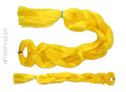 Włosy syntetyczne do warkoczyków - żółte żółty ekstra długie duża paczka X-Pression