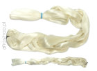 Włosy syntetyczne do warkoczyków - biały białe ekstra długie duża paczka X-Pression