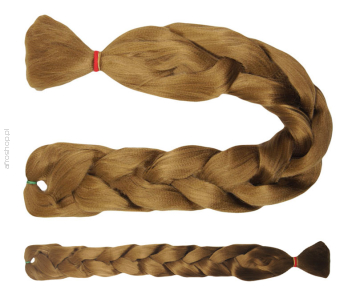 Włosy syntetyczne do warkoczyków - 100% Kanekalon - miodowy blond  nr 27  ekstra długie duża paczka X-Pression