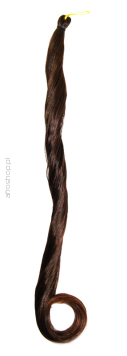 włosy syntetyczne pony - nr T2/30 – ciemny brąz zmieszany z rudym brązem pony