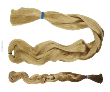 Włosy syntetyczne do warkoczyków - 100% Kanekalon - ciemny blond  nr 24 ekstra długie duża paczka X-Pression