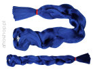 Włosy syntetyczne do warkoczyków - niebieskie blue ekstra długie duża paczka X-Pression