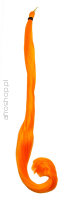 Kolorowe włosy syntetyczne pasemka Pony - pomarańczowe 100% KANEKALON