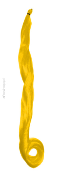 Kolorowe pasemka pony - żółte