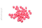 Koraliki do warkoczyków - różowe perłowe - 100 sztuk H-Toolz
